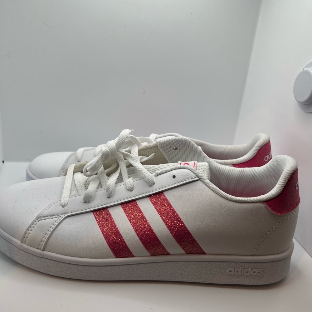 Adidas Grand Court pink sparkle NEW